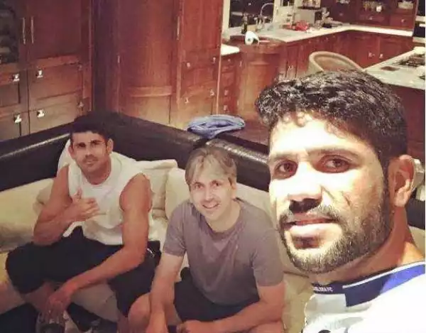 Chelsea player Diego Costa confuses fans with this photo of himself and his brother